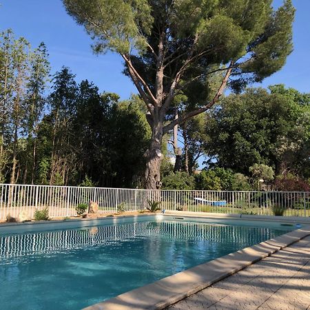 Gite 5 A 7 Personnes En Provence Dans Grand Jardin Avec Piscine Partagee Cornillon-Confoux Exterior photo