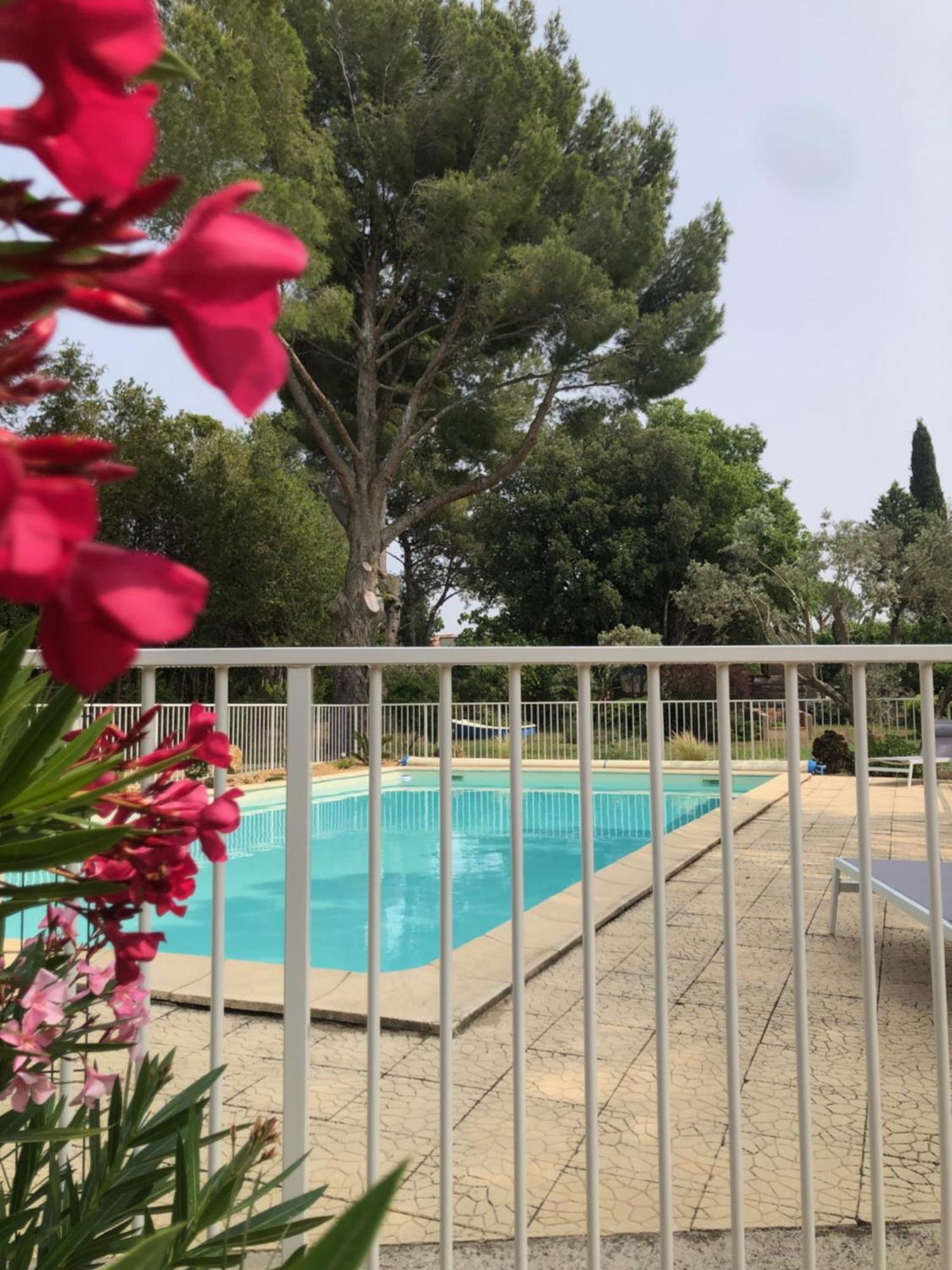 Gite 5 A 7 Personnes En Provence Dans Grand Jardin Avec Piscine Partagee Cornillon-Confoux Exterior photo